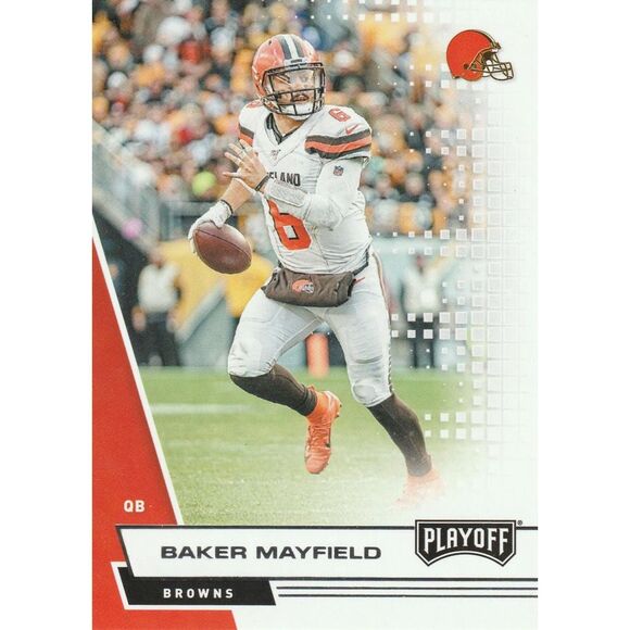 2020 Panini Playoff Football Card #42 Baker Mayfield - Picture 1 of 2